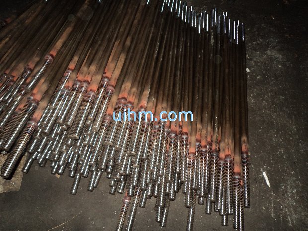induction forging for ends of axles