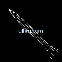 induction heating for SRBM (short-range ballistic missile) or rocket