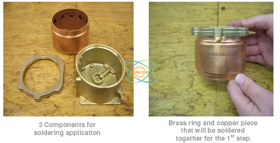 Soldering brass and copper Soldering brass and copper