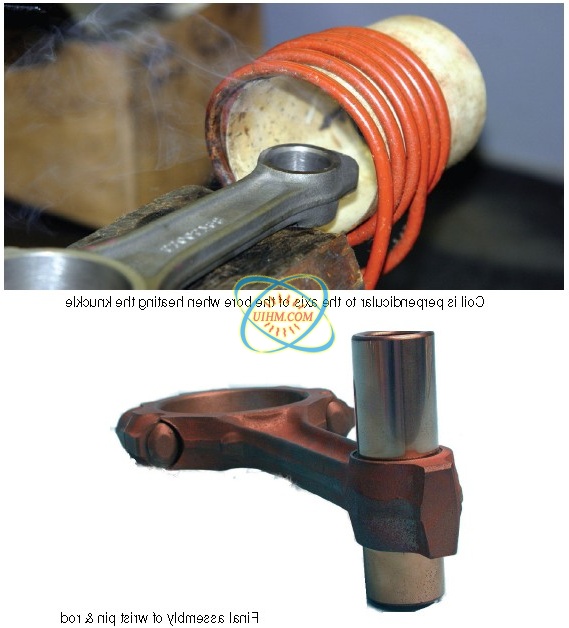 shrink fitting connnecting rods shrink fitting connnecting rods