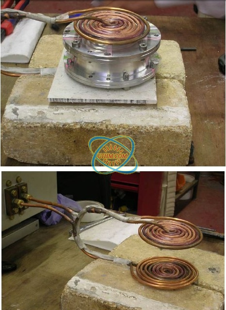 Heating aluminium susceptor Heating aluminium susceptor