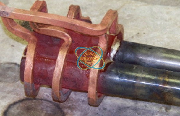 induction brazing Shot gun induction brazing Shot gun