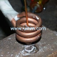 Induction Brazing Brass Fitting to Copper Air Lines