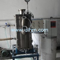 induction vacuum melting furnace
