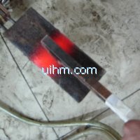 quadrate coil with ferromagnet