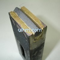 carbide blade by induction heating