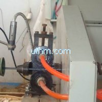 induction heating reinforcing steel bar (rebar) online