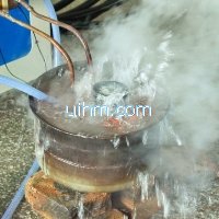 induction heating steel bar with UM-100AB-MF
