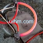 quick induction heating cambered, half-round steel rod_4