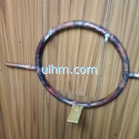 customized induction coil with ferrite magnet for quenching engine surface (11)