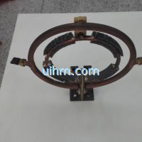 customized induction coil with ferrite magnet for quenching engine surface (13)