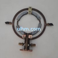 customized induction coil with ferrite magnet for quenching engine surface (15)