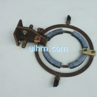 customized induction coil with ferrite magnet for quenching engine surface (5)