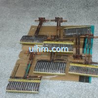induction coils for tempering spring leaf of truck (2)