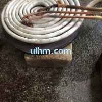 pancake induction coil for heating surface of steel plate_5
