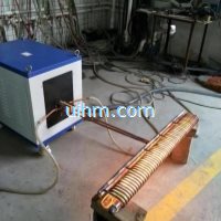 induction annealing for SS steel pipe by 200KW induction heater (2)