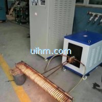 induction annealing for SS steel pipe by 200KW induction heater (3)