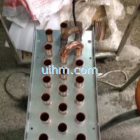 induction brass soldering pipes for chiller_3