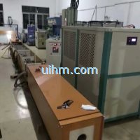 induction forging steel rods with  series connection induction coil_1