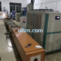 induction forging steel rods with  series connection induction coil_2