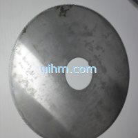 induction hardening wheel gear teeth by 5KW UHF induction heaters (2)