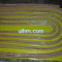 induction heating steel plate for cooking by 15KW air cooled induction heater (10)