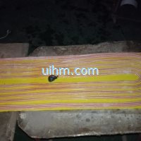 induction heating steel plate for cooking by 15KW air cooled induction heater (11)