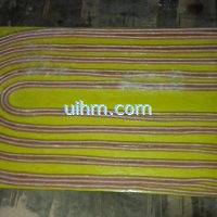 induction heating steel plate for cooking by 15KW air cooled induction heater (8)