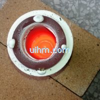induction melting  quartz sand (glass) (2)