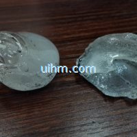 induction melting  quartz sand (glass) (8)