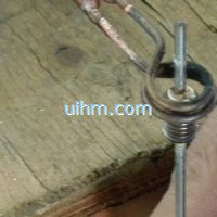 induction soldering tiny SS steel pipe with steel sleeve by silver stick (15)