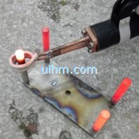 water cooled flexible handheld induction coil for heating SS steel pipes (10)