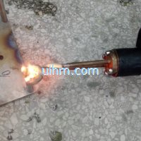 water cooled flexible handheld induction coil for heating SS steel pipes (2)