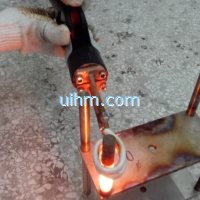 water cooled flexible handheld induction coil for heating SS steel pipes (25)