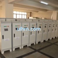 full air cooled induction heater is more energy saving than burning coal to provide heating for house, more than 98% of output power from induction heater can be absorbed by water (1)