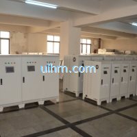 full air cooled induction heater is more energy saving than burning coal to provide heating for house, more than 98% of output power from induction heater can be absorbed by water (2)