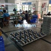 full air cooled induction heater is more energy saving than burning coal to provide heating for house, more than 98% of output power from induction heater can be absorbed by water (4)