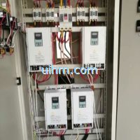 full air cooled induction heater is more safer than burning gas to provide heating for house, more than 98% of output power from induction heater can be absorbed by water (10)