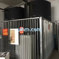 full air cooled induction heater is more safer than burning gas to provide heating for house, more than 98% of output power from induction heater can be absorbed by water (2)