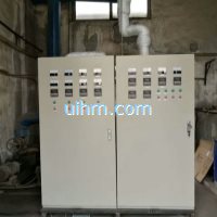 full air cooled induction heater to heat water for providing heating to house (1)