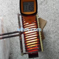 induction heating spring leaf by 120KW induction heaters (1)