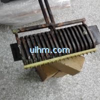 induction heating spring leaf by 120KW induction heaters (2)