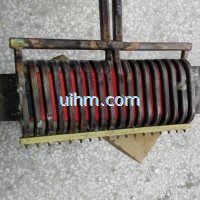 induction heating spring leaf by 120KW induction heaters (4)