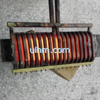 induction heating spring leaf by 120KW induction heaters (8)