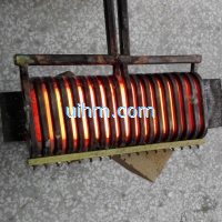 induction heating spring leaf by 120KW induction heaters (9)