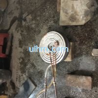 induction heating steel plate by pancake induction coil_2