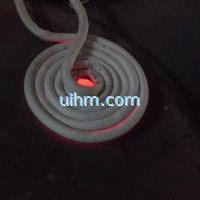 induction heating steel plate surface by pancake induction coil (3)
