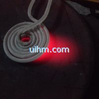 induction heating steel plate surface by pancake induction coil (5)