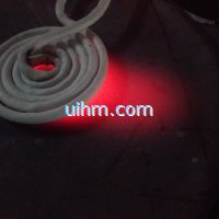 induction heating steel plate surface by pancake induction coil (7)