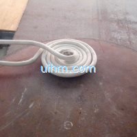 induction heating steel plate surface by pancake induction coil (8)